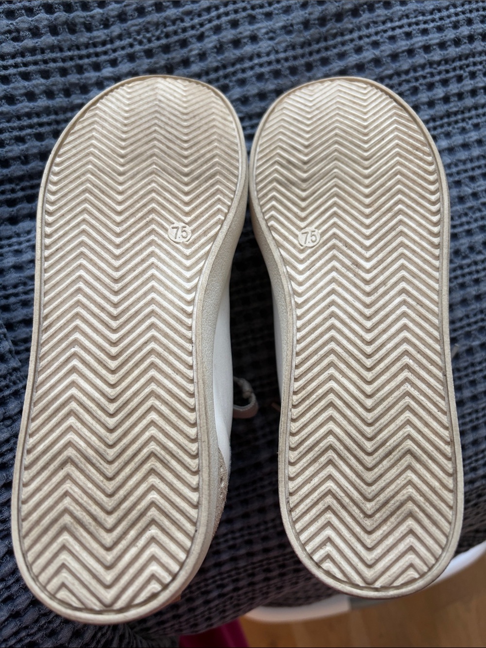 KellParker Cream and Tan Suede-Trim High-Top Sneaker - Picture 6 of 6